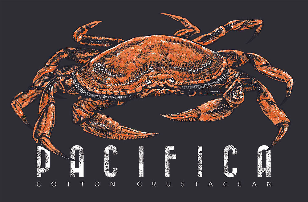 Pacifica Dungeness Crab Zip-up Hoodie