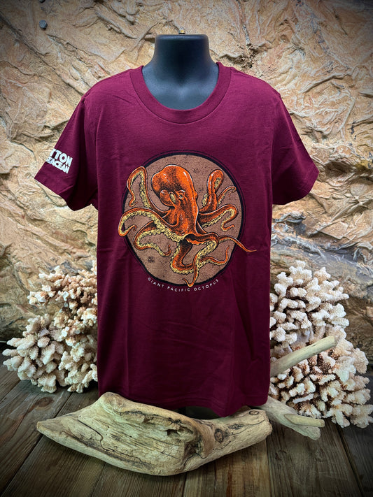 Giant Pacific Octopus Youth T-Shirt (Classic)