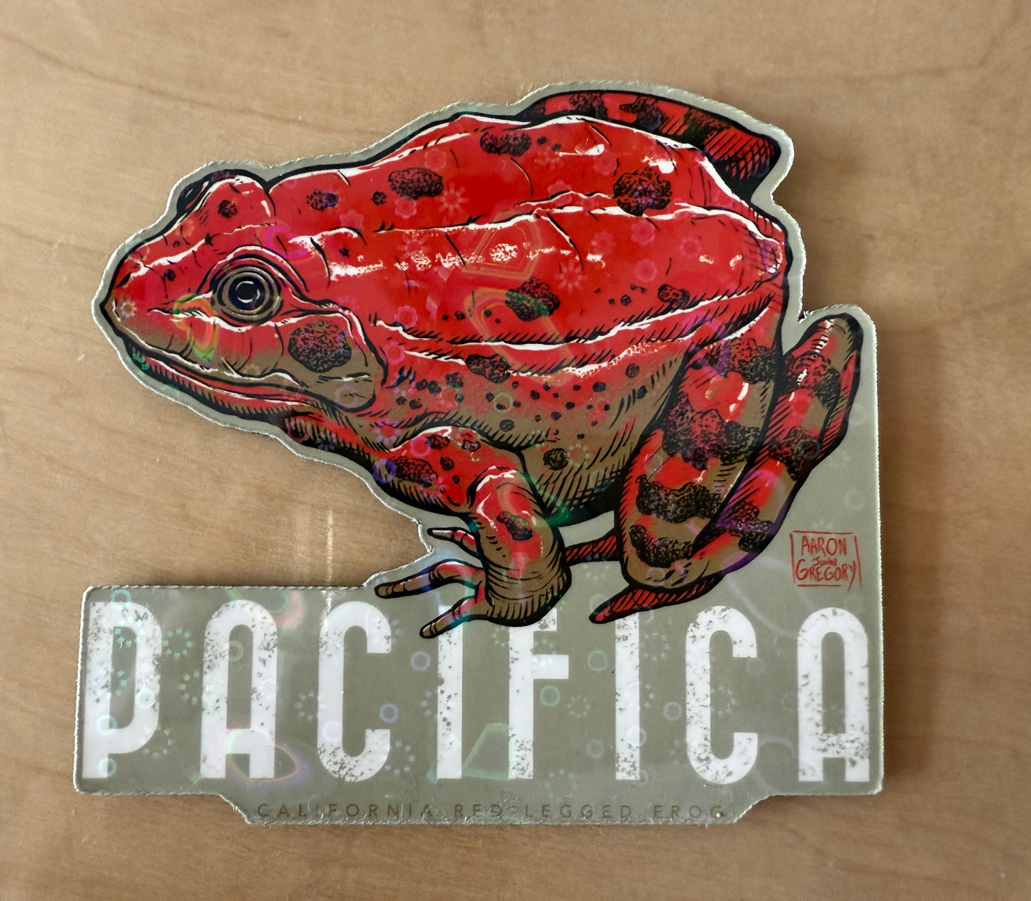 Red Legged Frog / Pacifica Magnet