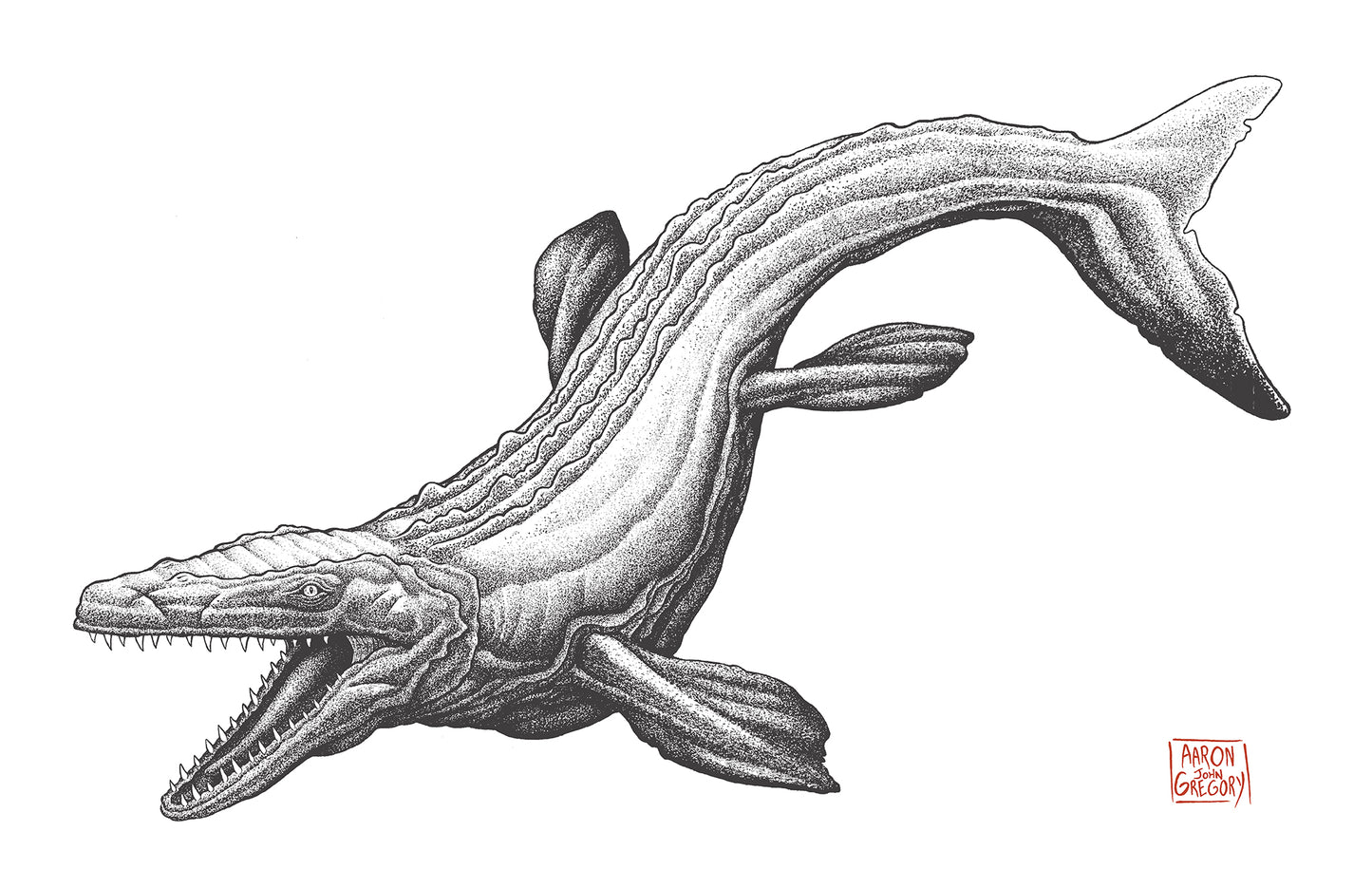 Art Print - Mosasaur