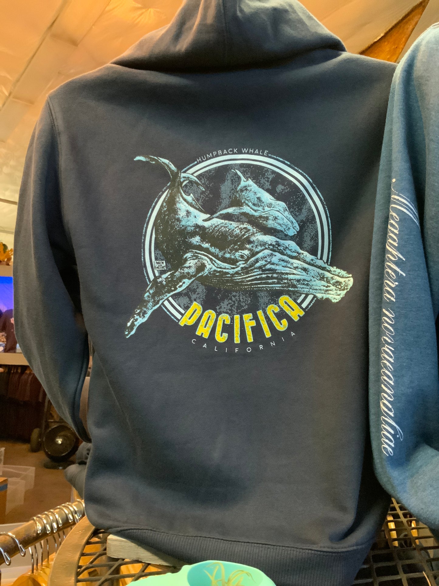 Pacifica Humpback Whale Zip-up Hoodie