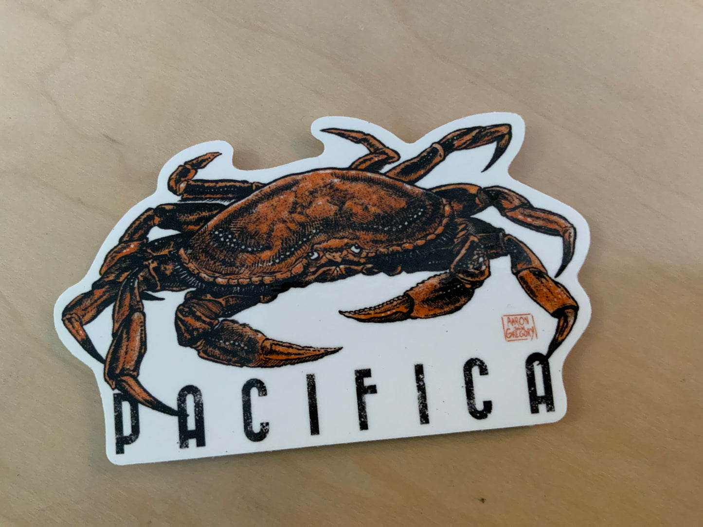 Sticker - CC Pacifica Crab