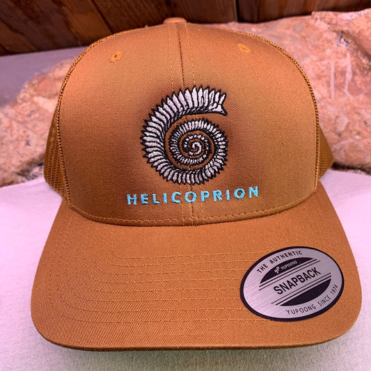 Helicoprion Tooth Whorl - embroidered hat