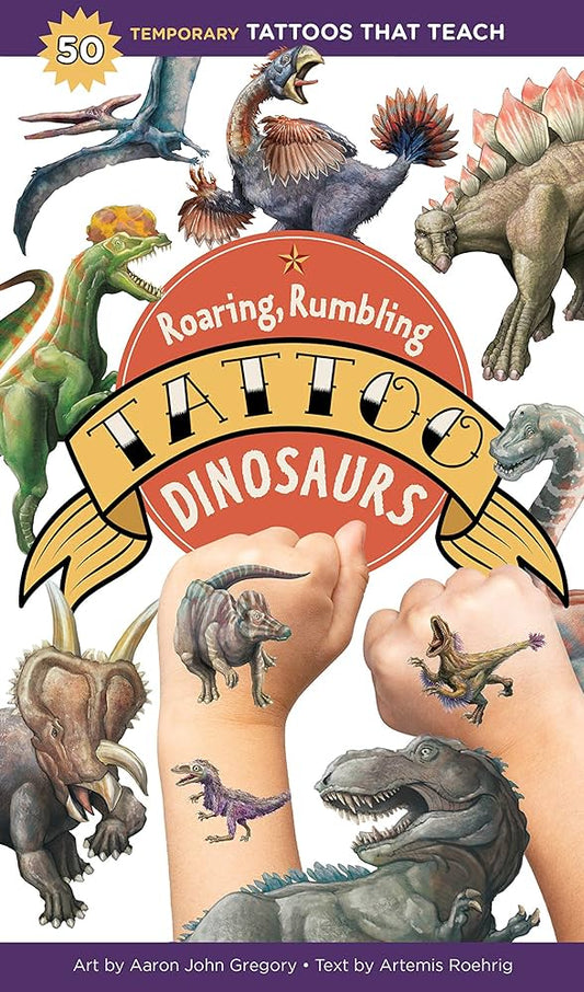 Book - Roaring, Rumbling Tattoo Dinosaurs