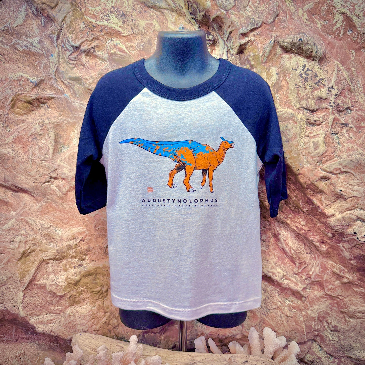 Augustynolophus - California State Dinosaur Youth Raglan