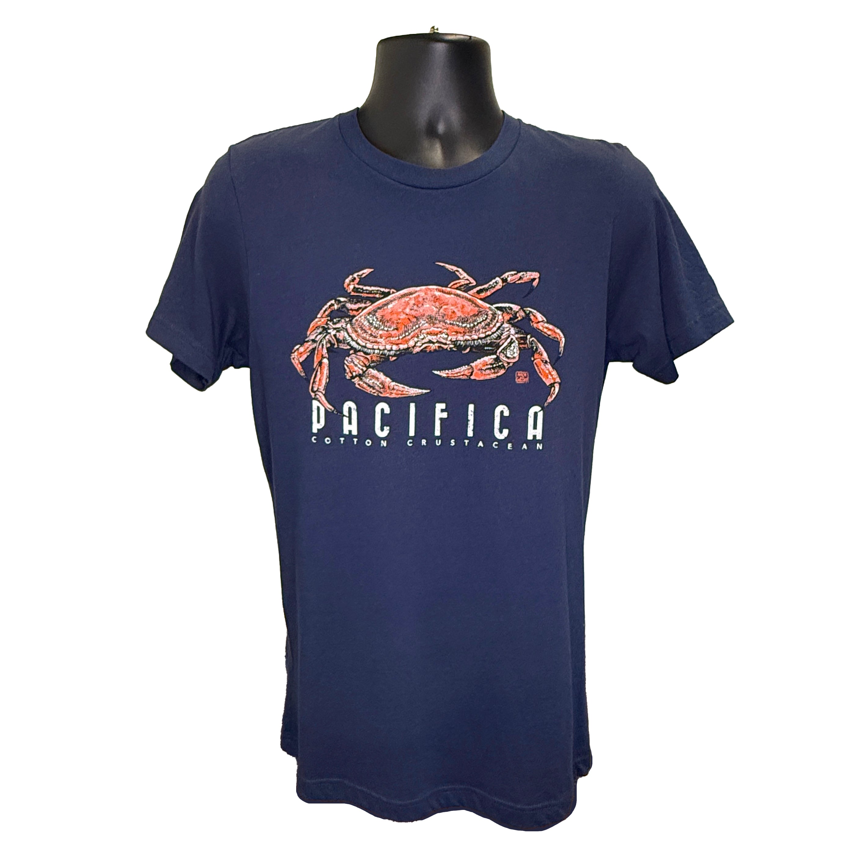 【ユー君】 トムブラウン　Tシャツ　クジラ　カニ　マリン　ネイビー Pacifica Dungeness Crab Unisex T-Shirt – COTTON CRUSTACEAN