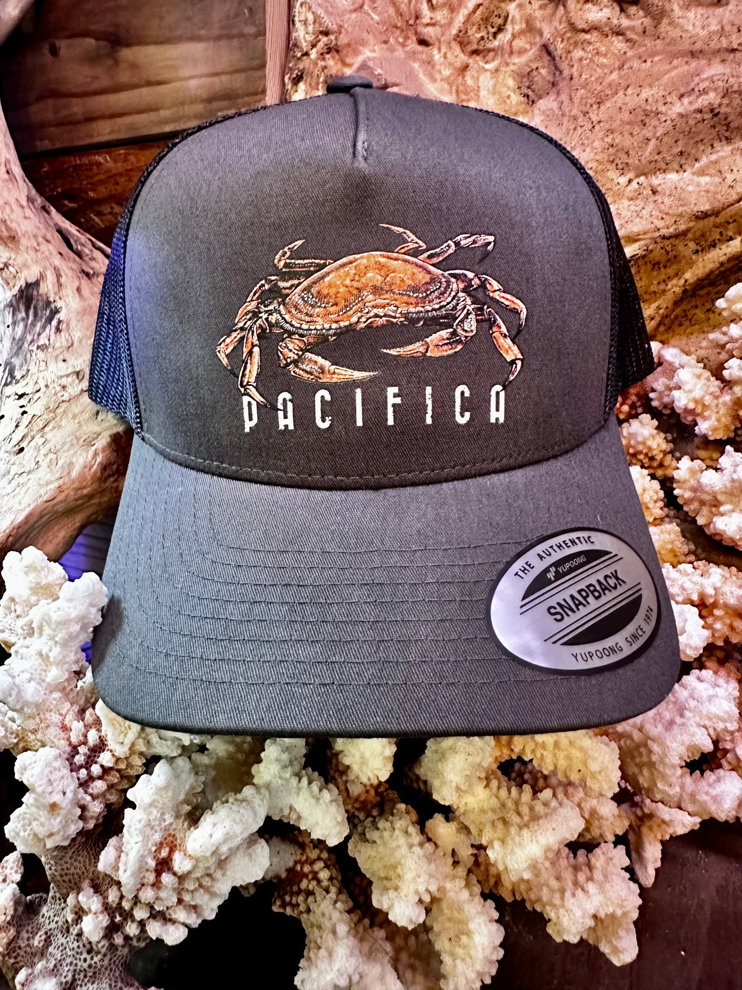 Pacifica Dungeness Crab Snapback Hat