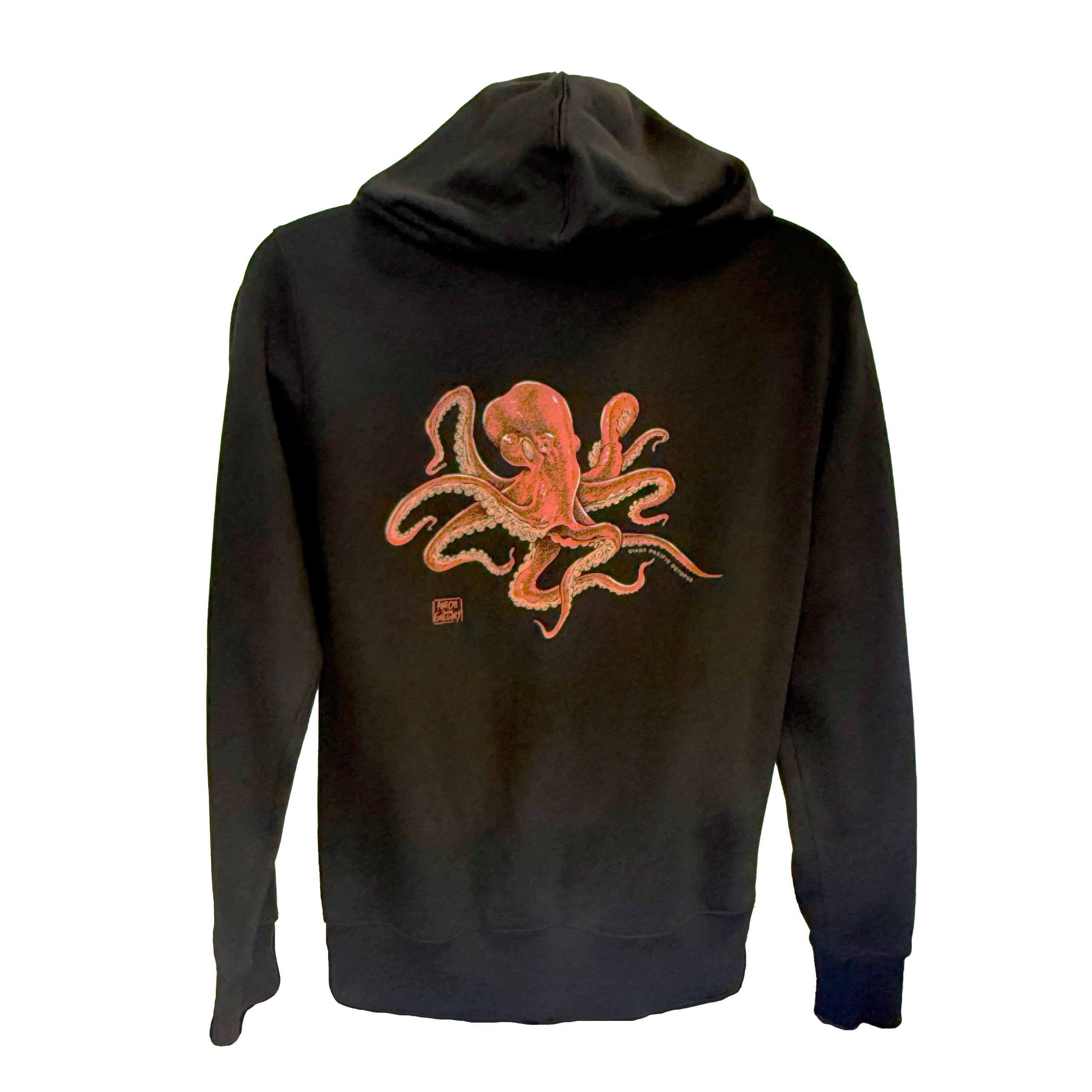 Giant Pacific Octopus Zip-up Hoodie – COTTON CRUSTACEAN