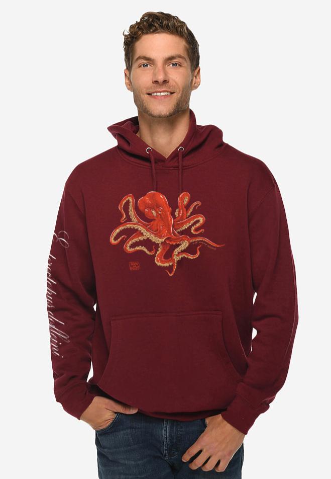 Giant Pacific Octopus - Pull-over Hoodie