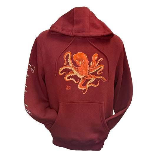 Giant Pacific Octopus - Pull-over Hoodie