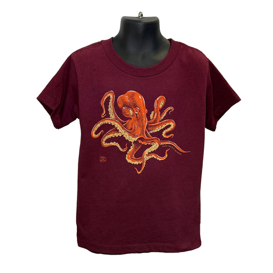 Giant Pacific Octopus Youth T-Shirt
