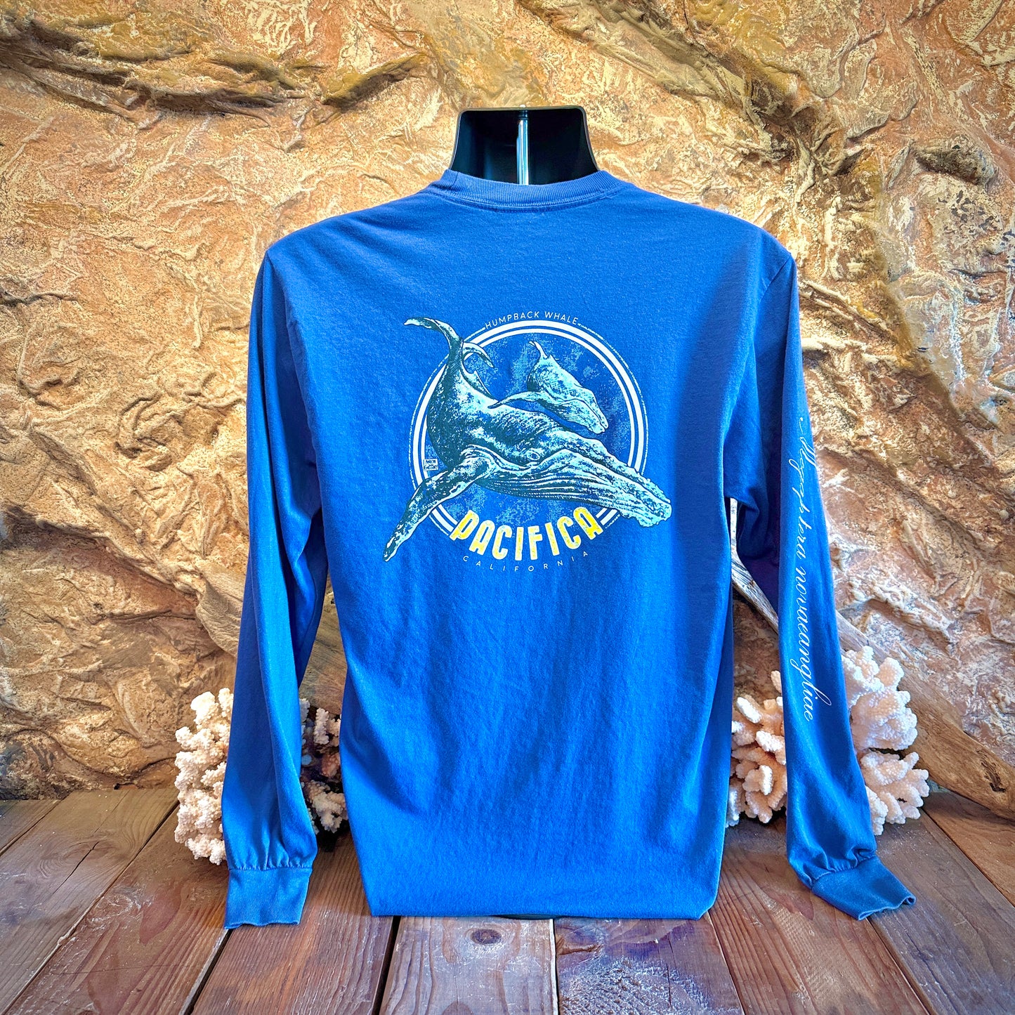 Pacifica Whale Long Sleeve Unisex T-Shirt