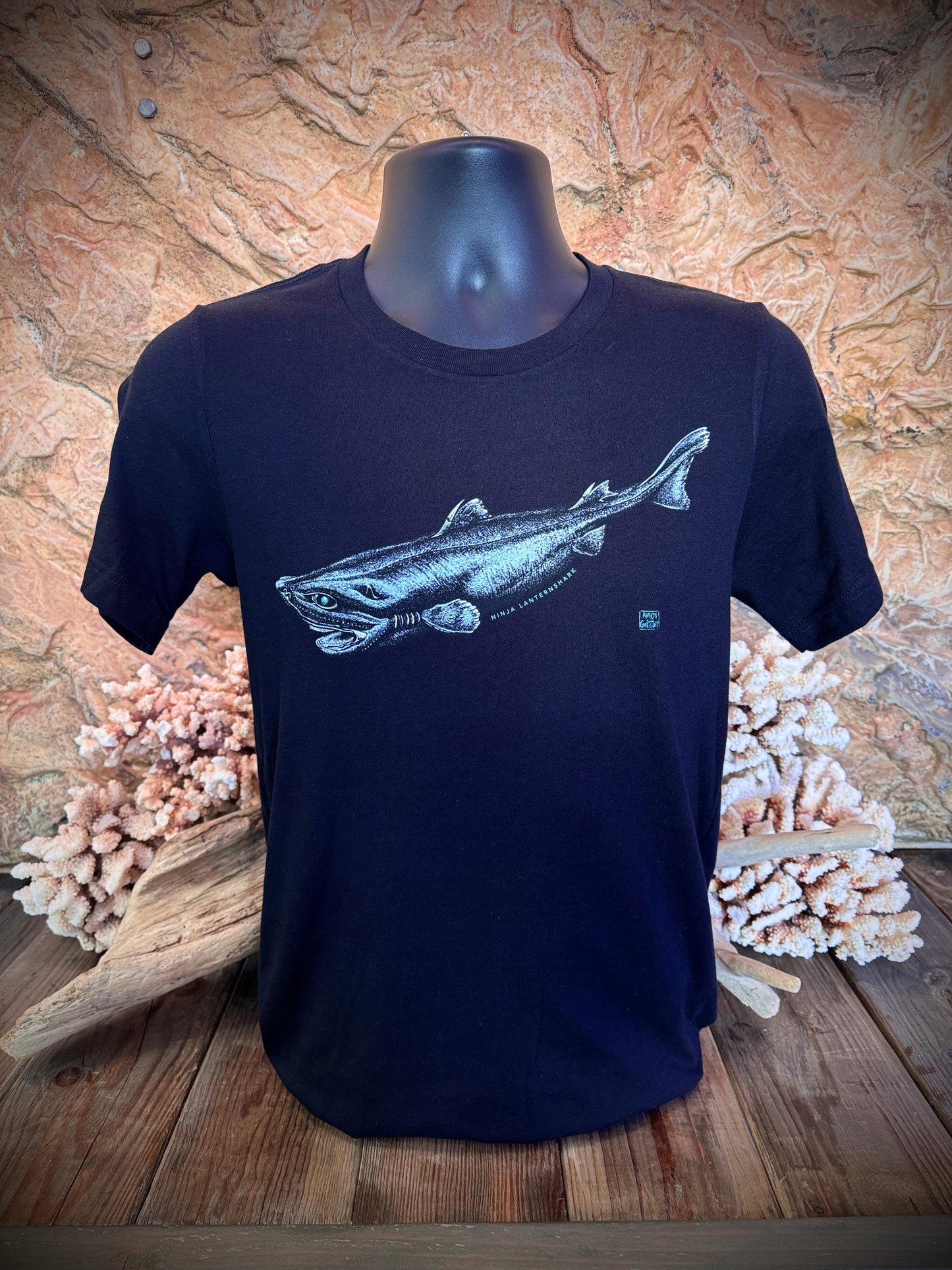 Ninja Lantern Shark - Glow-in-the-Dark Tee