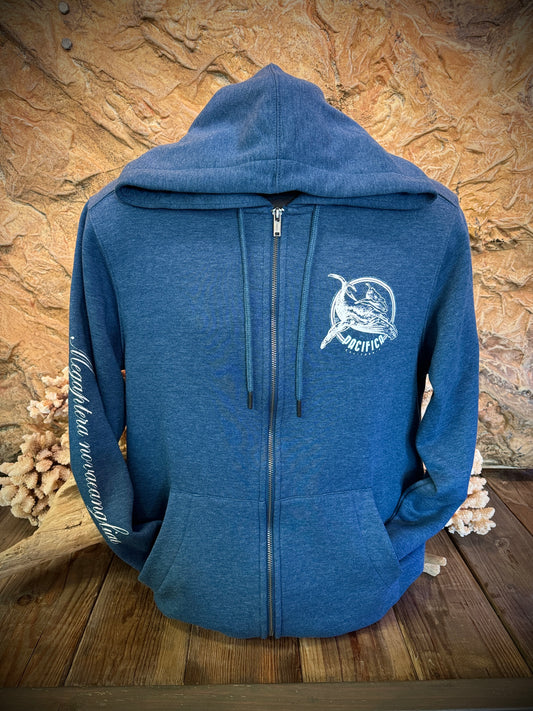 Pacifica Humpback Whale Zip-up Hoodie