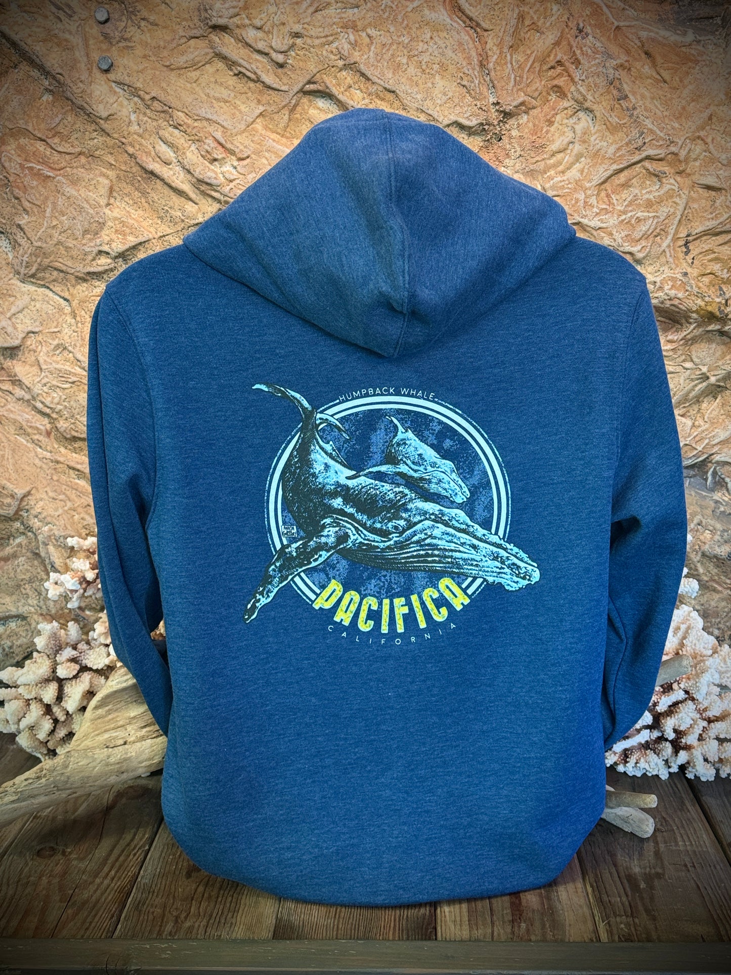 Pacifica Humpback Whale Zip-up Hoodie