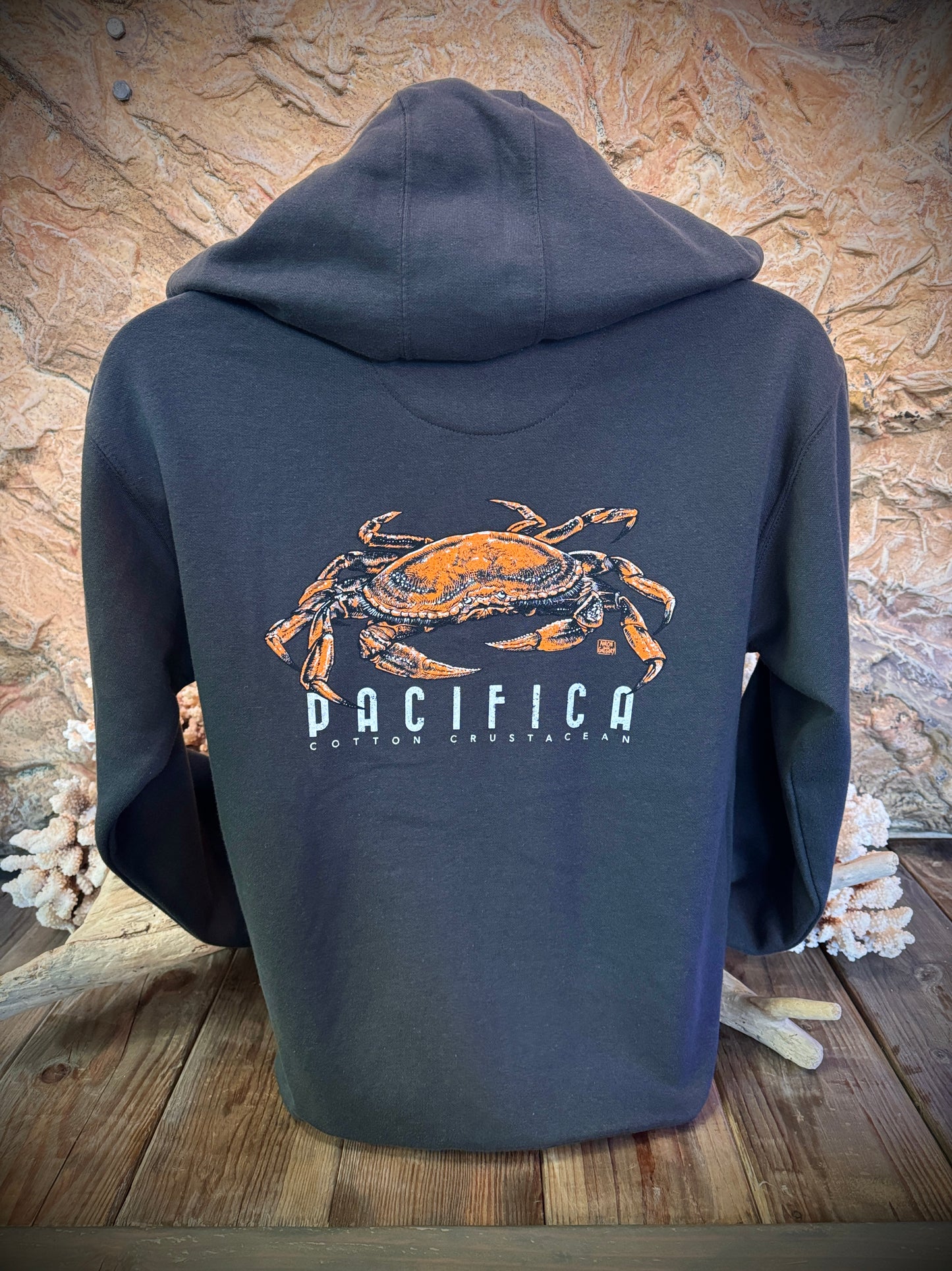 Pacifica Dungeness Crab Zip-up Hoodie