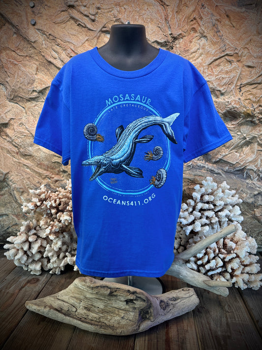 Mosasaur "Oceans411" Youth Tee