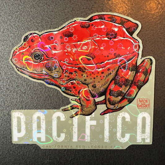Red Legged Frog / Pacifica Magnet