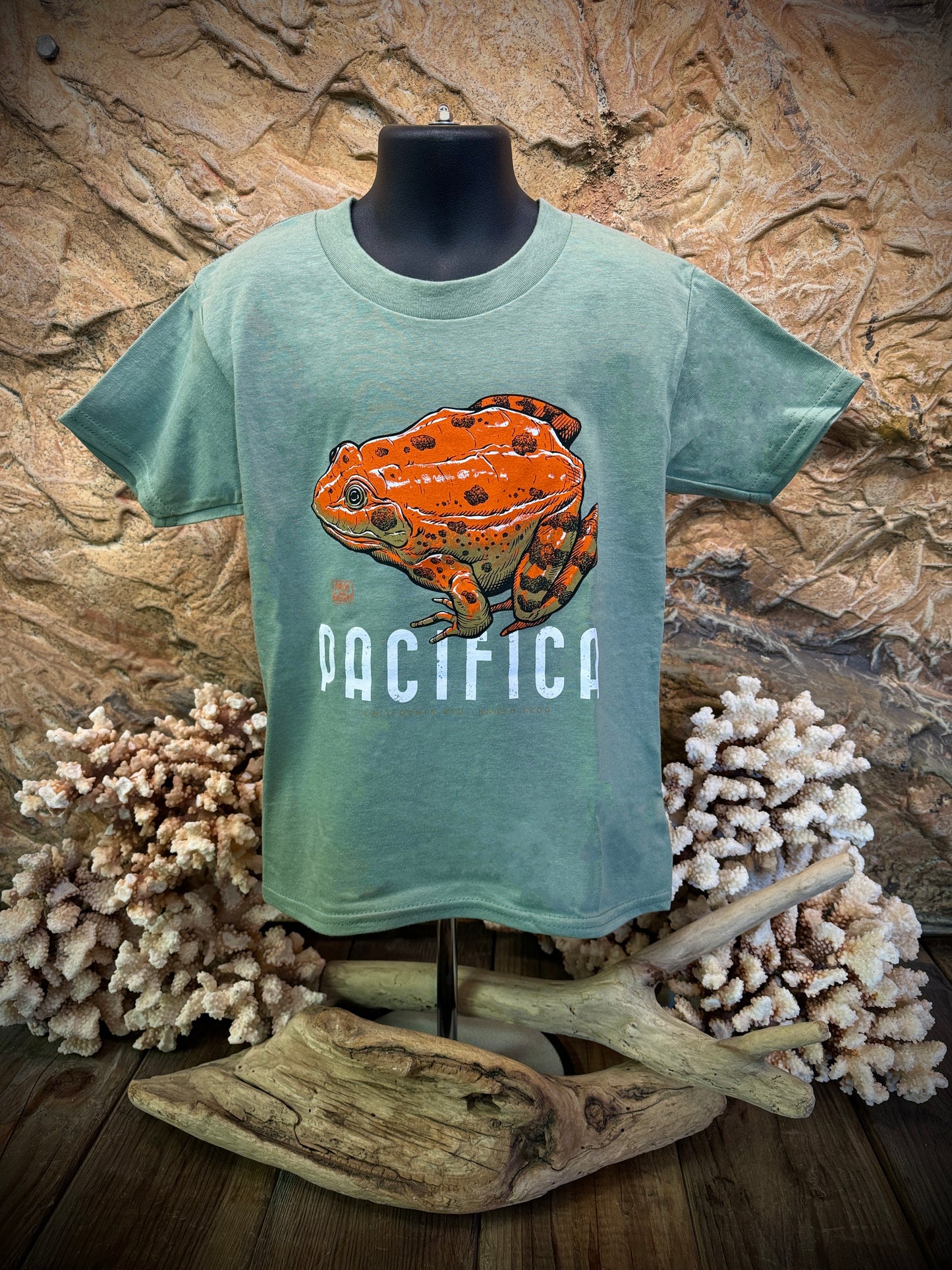 Red-legged Frog "PACIFICA" Youth Tee