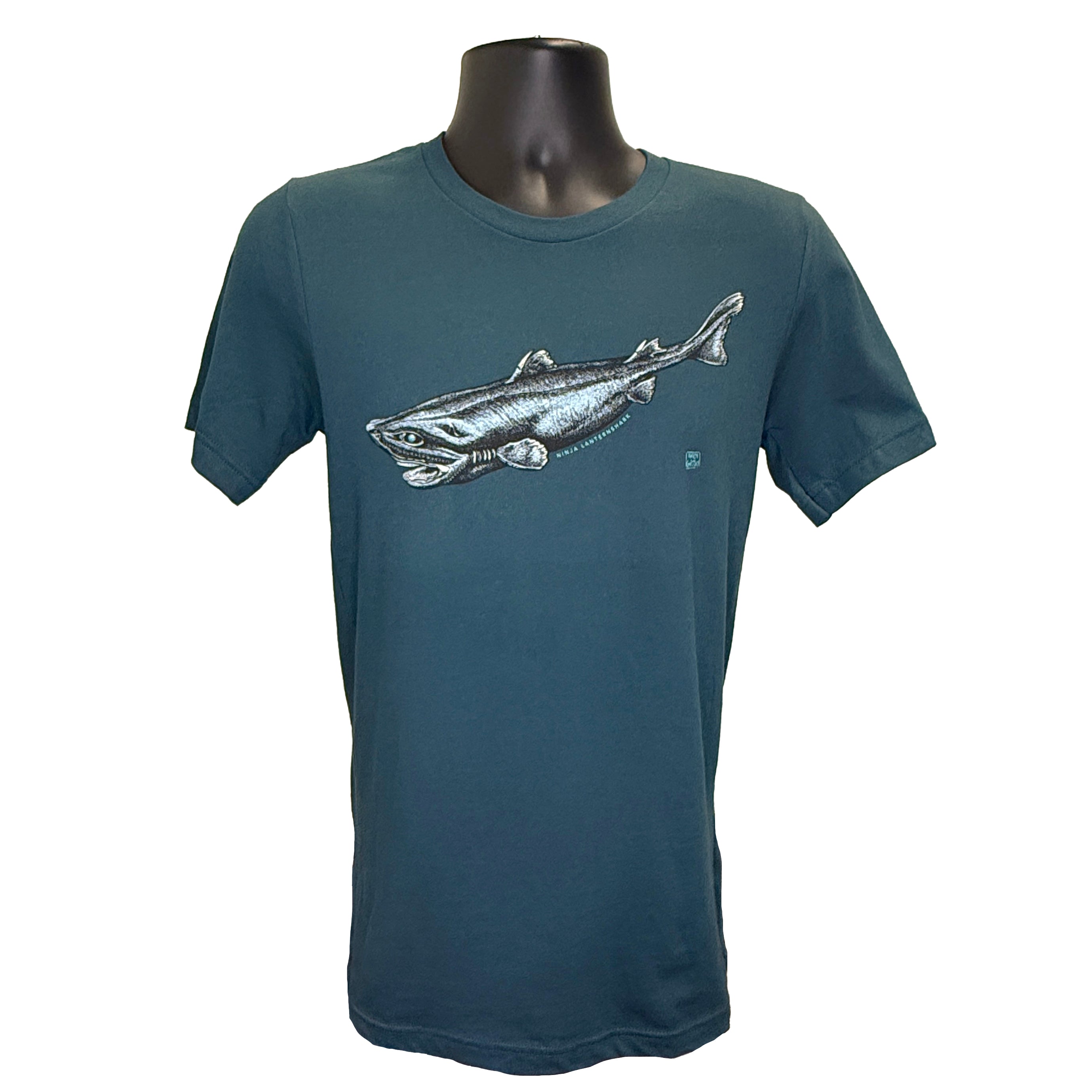 Ninja Lantern Shark - Glow-in-the-Dark Tee – COTTON CRUSTACEAN Ninja Lantern Shark - Glow-in-the-Dark Tee – COTTON CRUSTACEAN