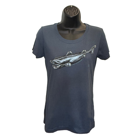 Ninja Lantern Shark - Glow-in-the-Dark Womens Tee