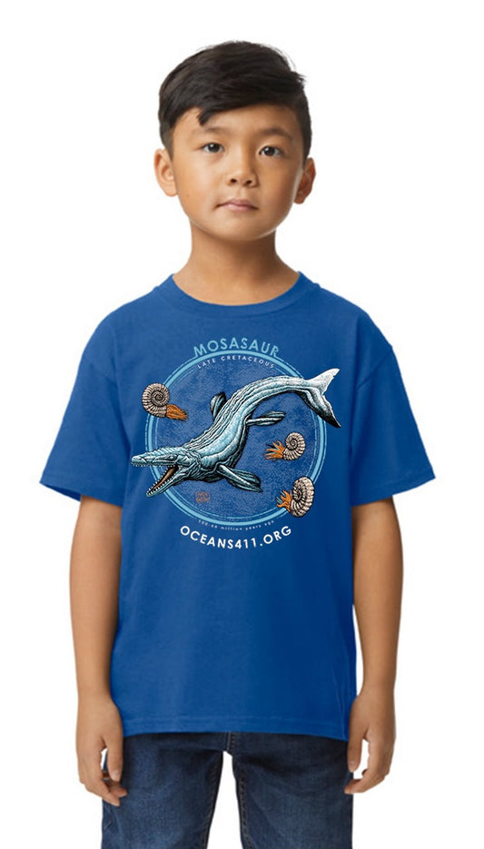 Mosasaur "Oceans411" Youth Tee