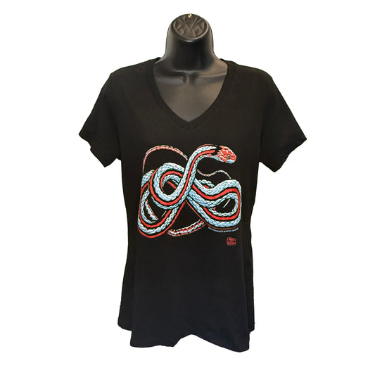 San Francisco Garter Snake Women’s V-Neck T-Shirt